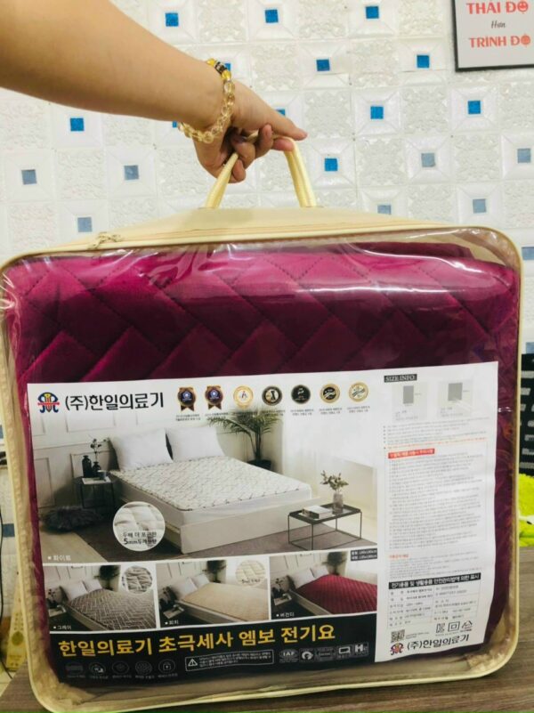 Chăn điện - đệm điện Hàn Quốc vải nỉ nhung Chăn đệm điện Hàn Quốc vải nỉ nhung